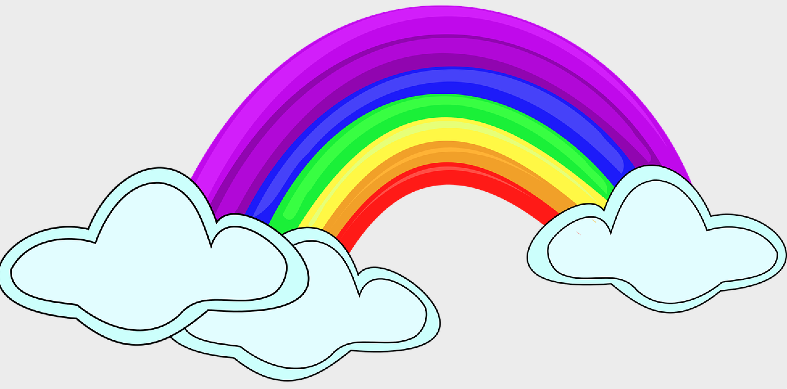 rainbow clipart edteam April 2020