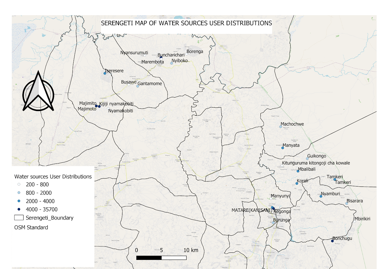 Herrys Water Map