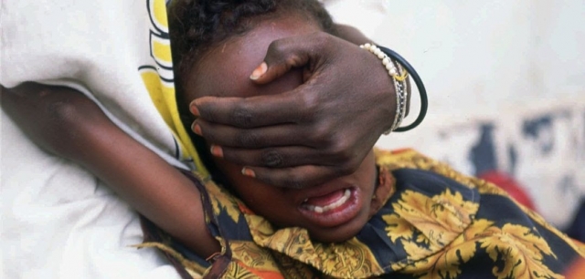 Girl undergoing FGM