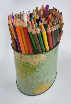 colored pencils